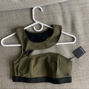 NWT Calvin Klein Open Cut Bralette Swim Top